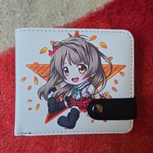 New date a live anime manga leather wallet